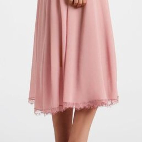 DRESS THE POPULATION "Alicia" Fitted Bodice Chiffon Dress NWOT!! - Picture 5 of 14